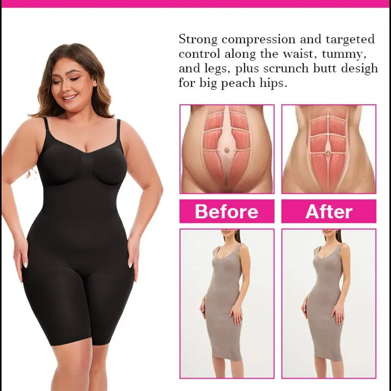 Seamless Postpartum Shapewear - Tummy Control Body Shaper