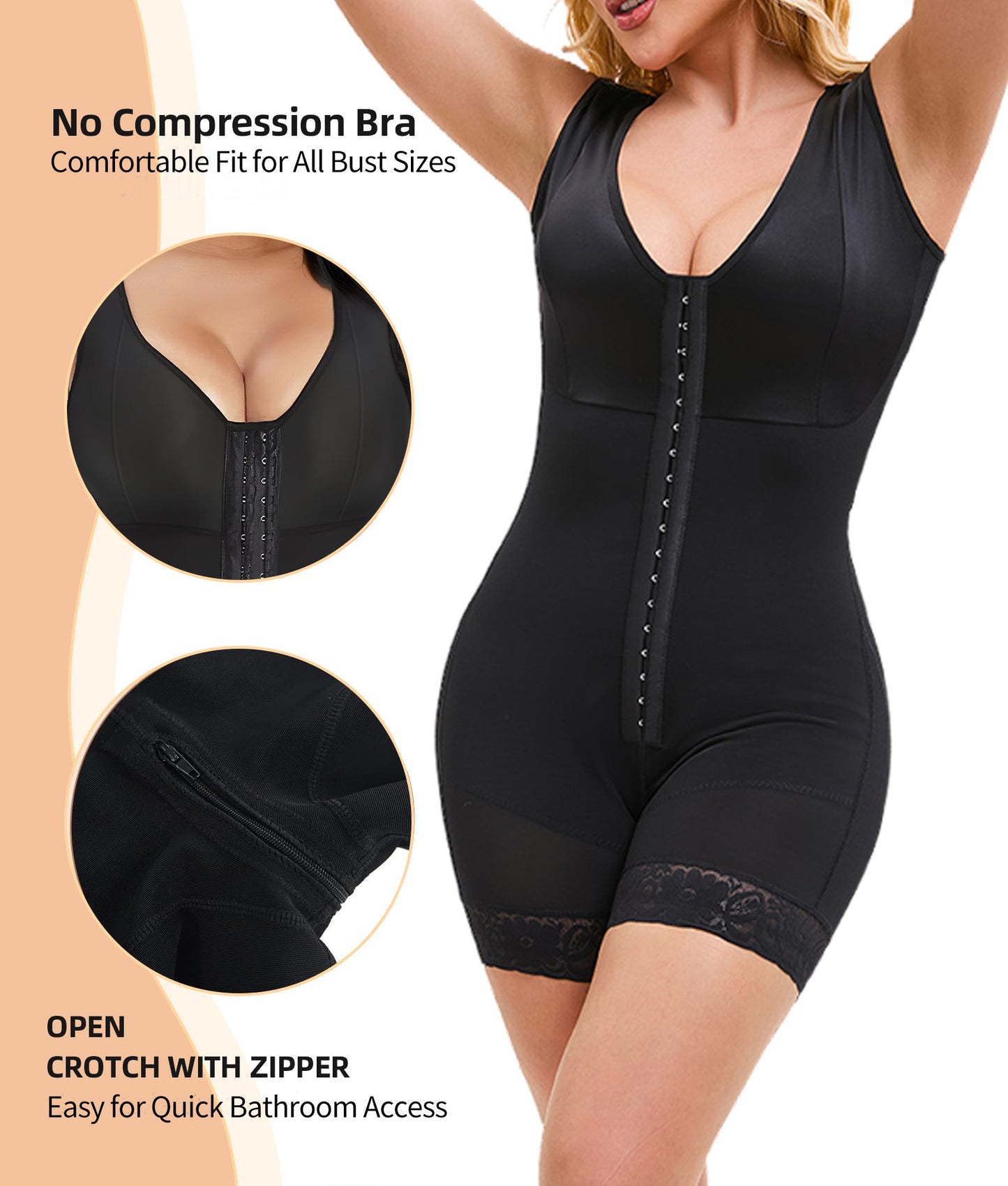 Colombian Fajas Post-Surgery Body Shaper with Butt Lifter