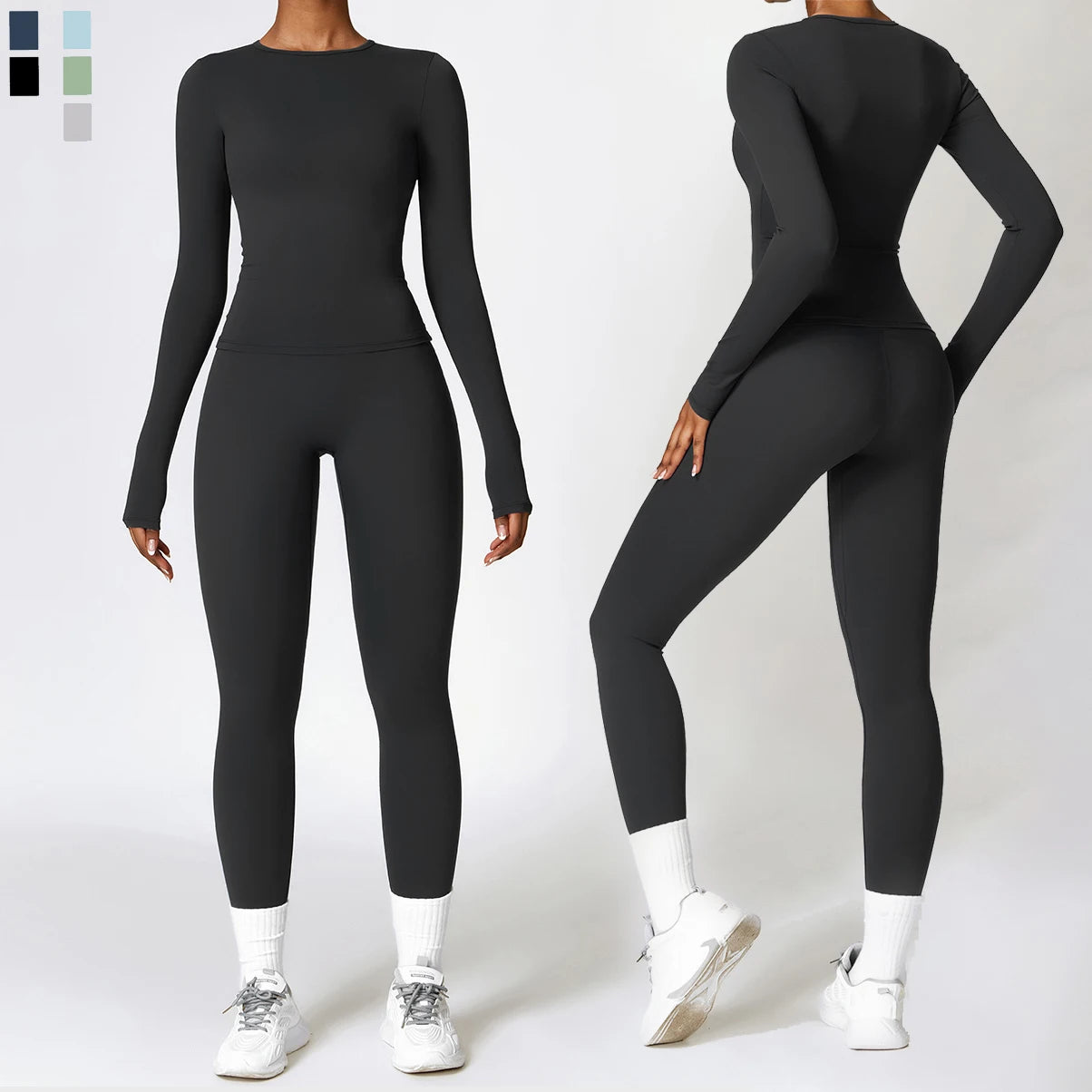 Long Sleeve and Legging Yoga Set