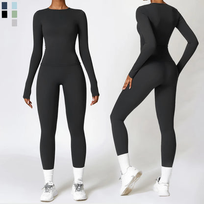 Long Sleeve and Legging Yoga Set