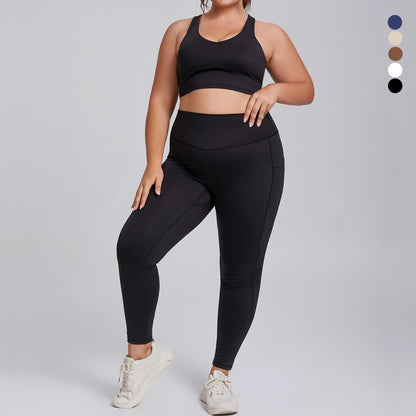 Plus Size 3XL New Ladies Yoga  Set