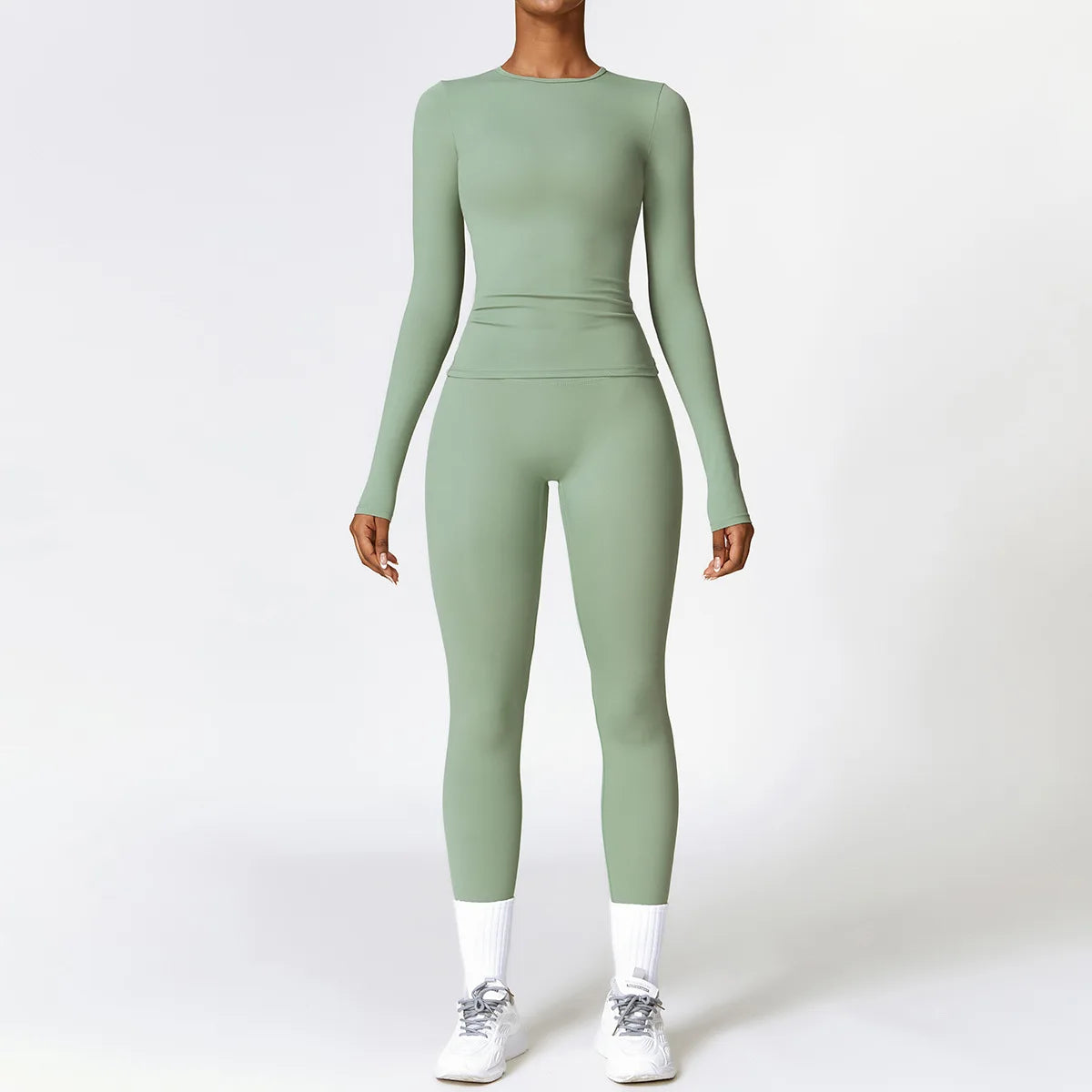 Long Sleeve and Legging Yoga Set