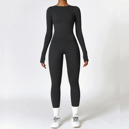 Long Sleeve and Legging Yoga Set