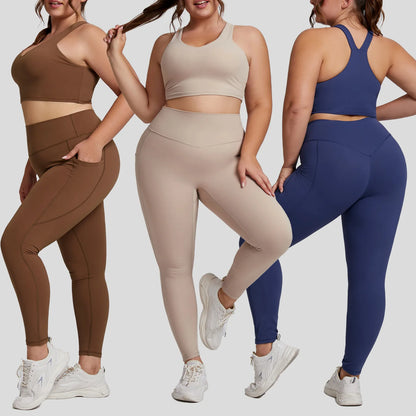 Plus Size 3XL New Ladies Yoga  Set