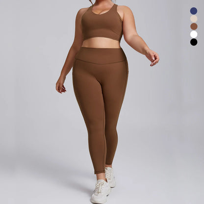 Plus Size 3XL New Ladies Yoga  Set