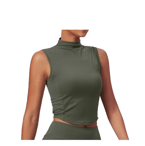 Ladies Yoga Fitness Crop Top and Leggings Set