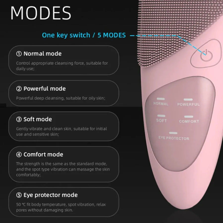 SOFT BRISTLE ELECTRIC CLEANSING BRUSH